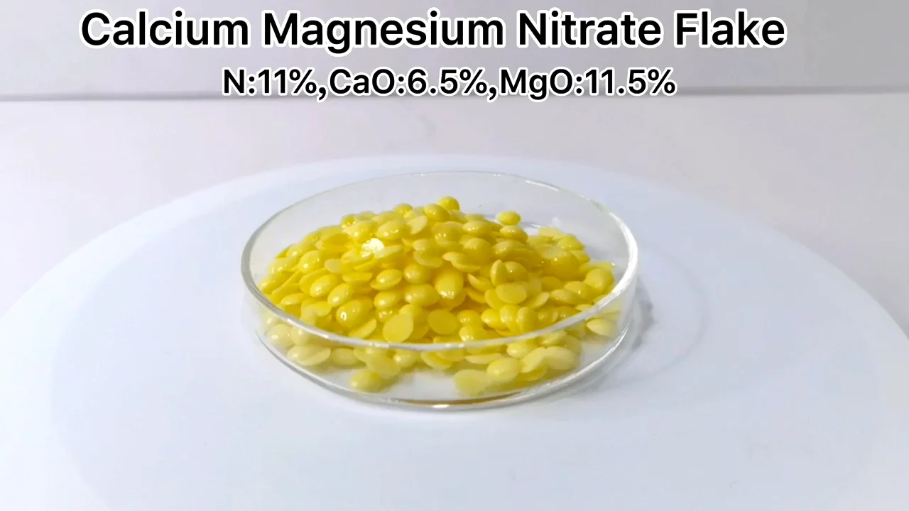 New Product Yellow Flake Water Soluble Calcium Magnesium Nitrate Flake