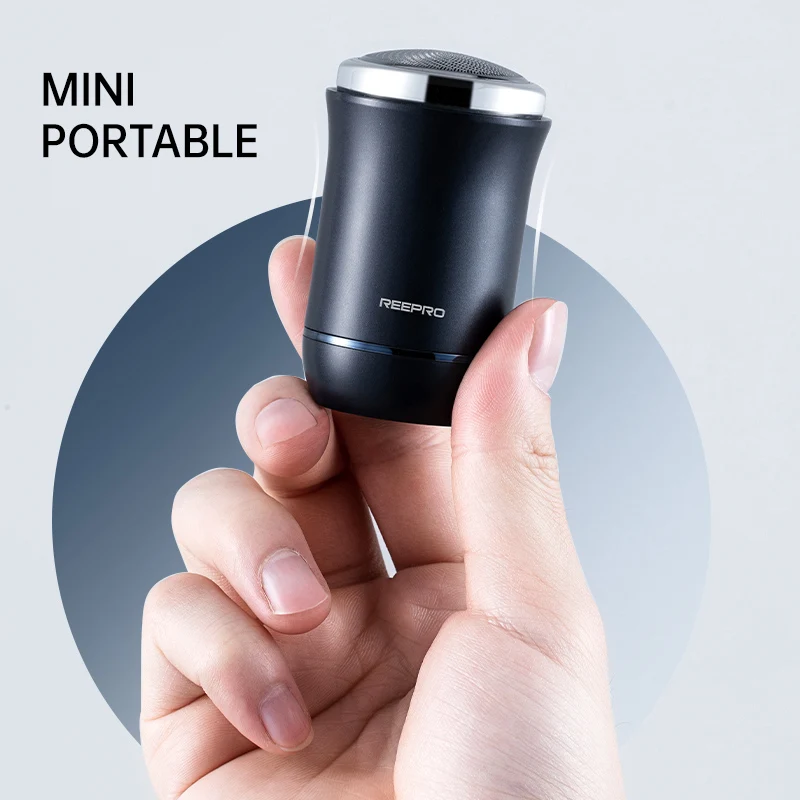 USB Rechargeable Mini Portable Electric Shaver Waterproof Professional Beard Trimmer Men's Face Shaving Travel Razor Machine