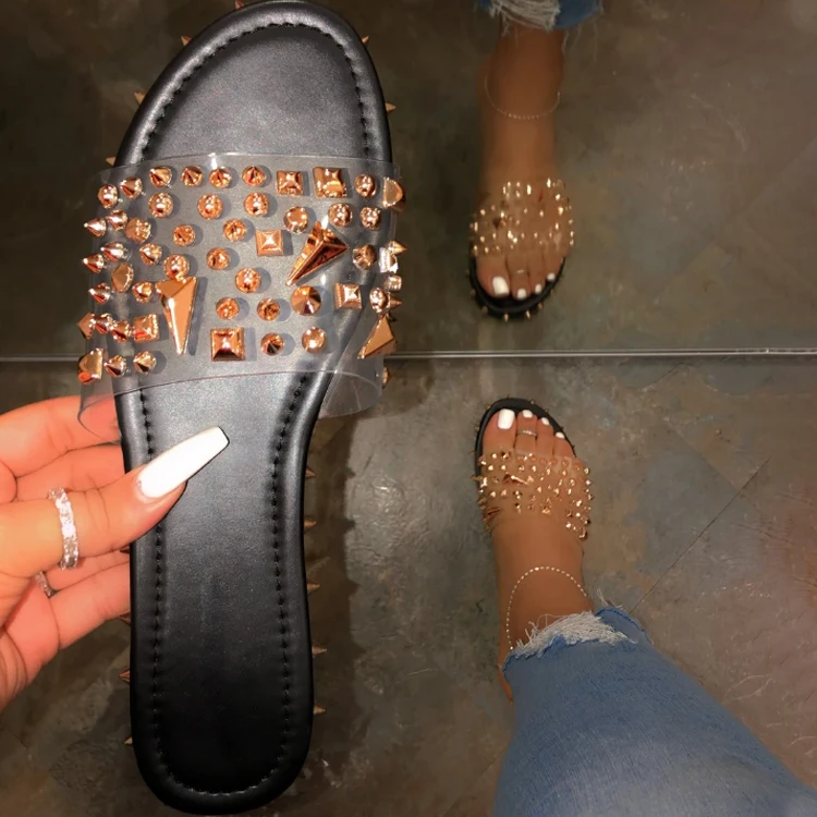 

2021 Hot Sale PVC Light Weight Summer Sandals For Women And Ladies Wholesale, Green