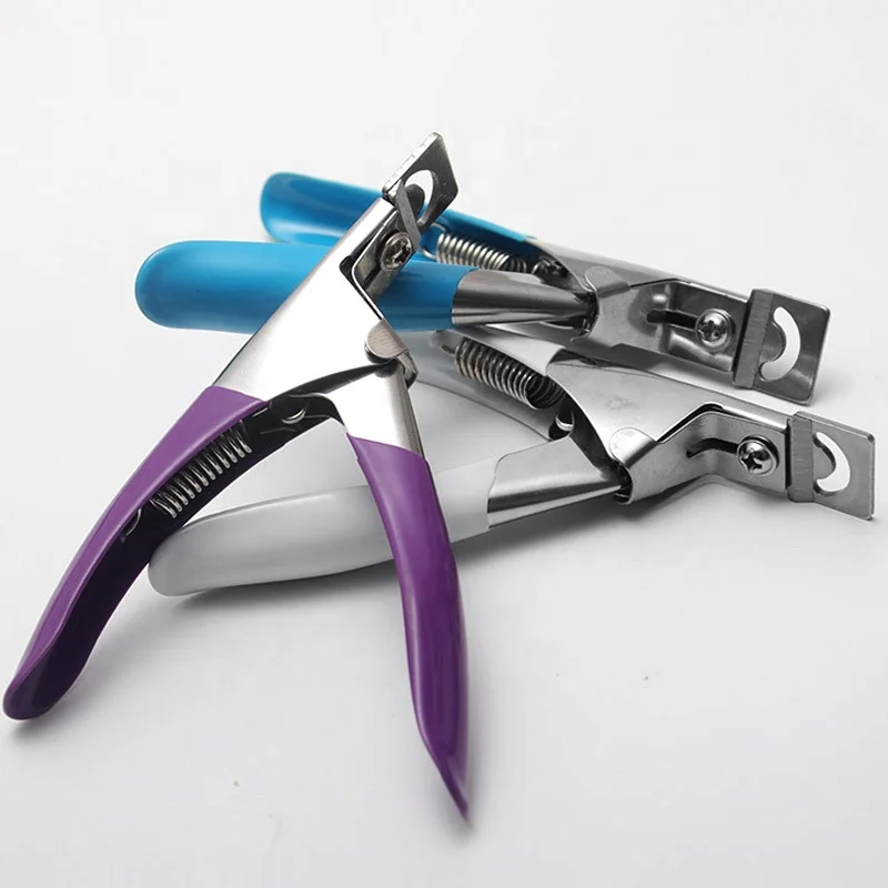 

Professional Nail Art Tips Clipper Trimmer Scissors Round Edge Finger Cutter Flase Nail Manicure Tool Plastic Nail Clippers, Picture