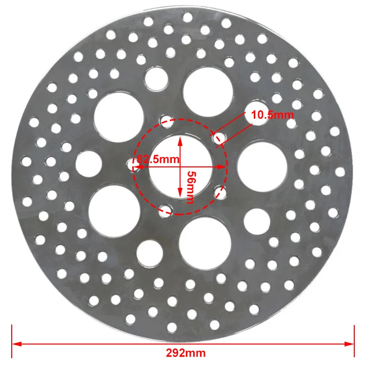 Remschijf Rotor Motorremschijf Voor Achter Voor Sur-Ron Voor Surron Light Bee Off-road Remblokken Voor Elektrische Voertuigen Rotor Remschijven(Rear Brake Disc