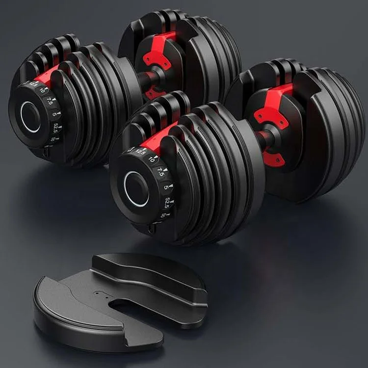 

24kg Weight lifting Home use Custom logo adjustable dumbbell set