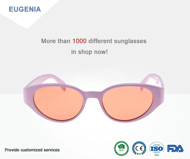 EUGENIA Stylish Custom Logo european Style Tortoise Women Sunglasses