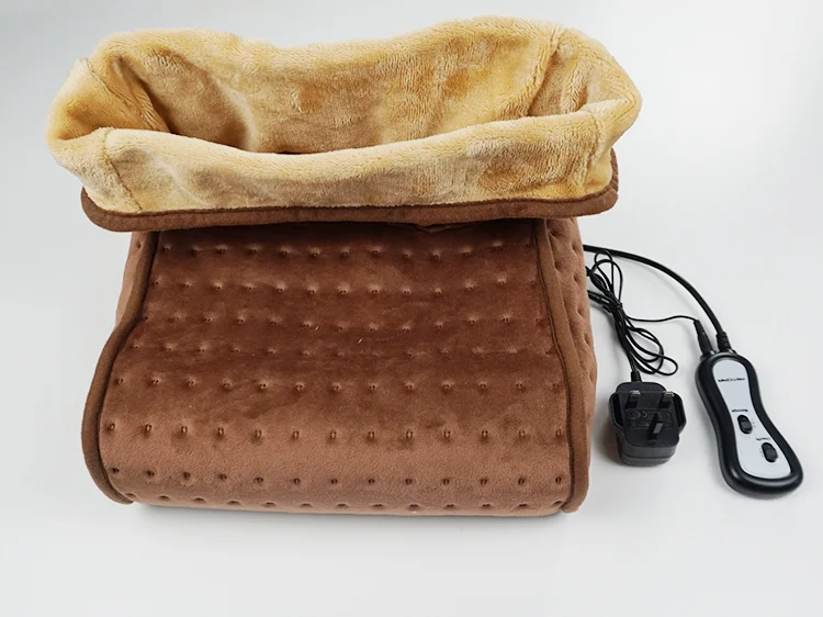 220v New Product Soft Microplush Cover Heater Boot Electric Massage