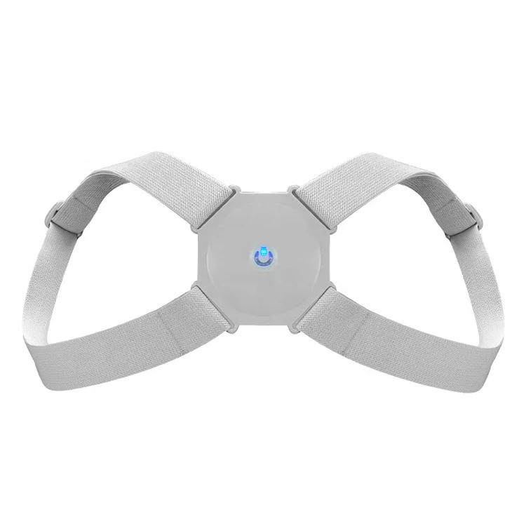 

Hot Sale Vibration Reminding Back Support Shoulder Corrector Brace Smart Posture Corrector Belt, Gray