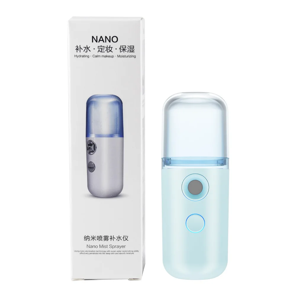 

USB Charging nano hand sprayer 155 mah 30ML Portable Facial Nano Mist Spray for sanitizing mist automatic mini sprayers