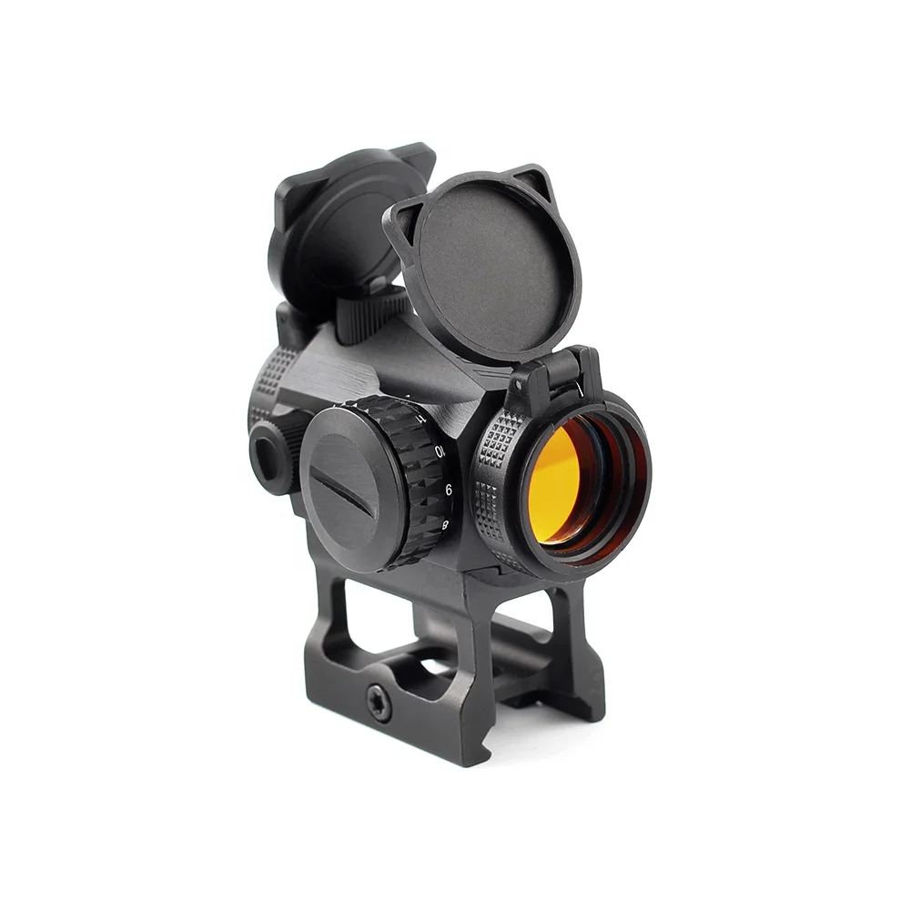 

1x Hunting Riflescope Reflex Red Dot Sight 11 Levels Light with 21mm Riser Picatinny Weaver Mount