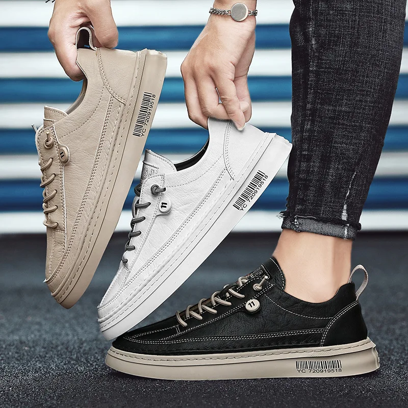 

Wholesale Pu Surface Rubber Bottom New Casual Classic Sport Skateboard Shoes