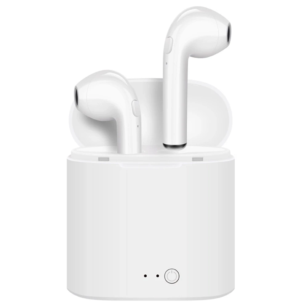 

Single I7S Wireless Blue tooth In-Ear Earphones Red Color Headset No Charging Box