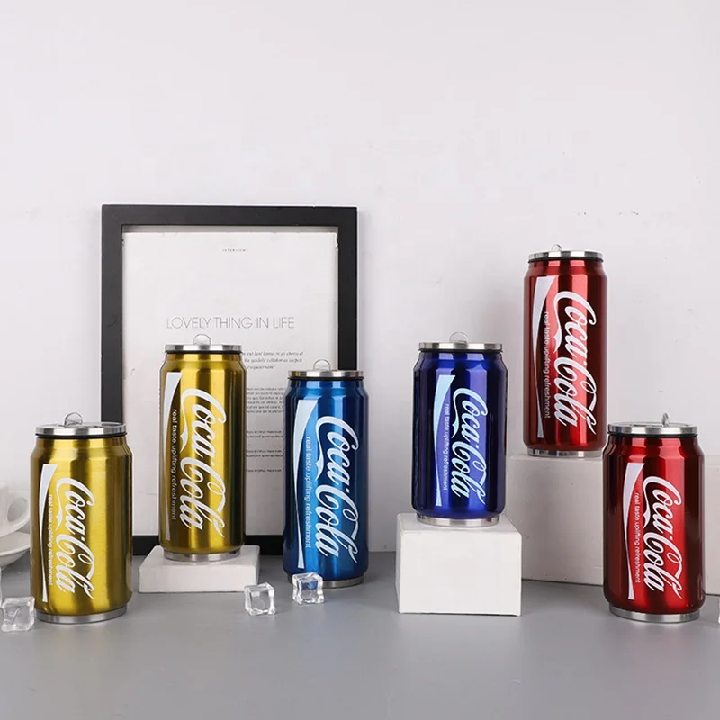 

tumbler Coke bottle stainless steel mug advertising cup to map LOGO custom