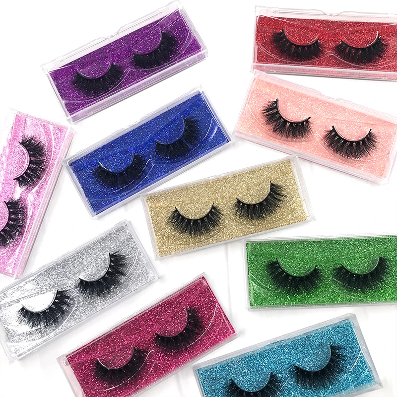 

25mm 100% real fur 3d mink eyelash vendor with lash packaging