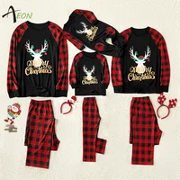 

Family Christmas Matching Pajamas Knitted Cotton Pajamas Set