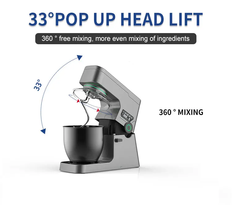 Bowen technology stainless steel meat grinder Pouring Shield CCC spar dough mixer