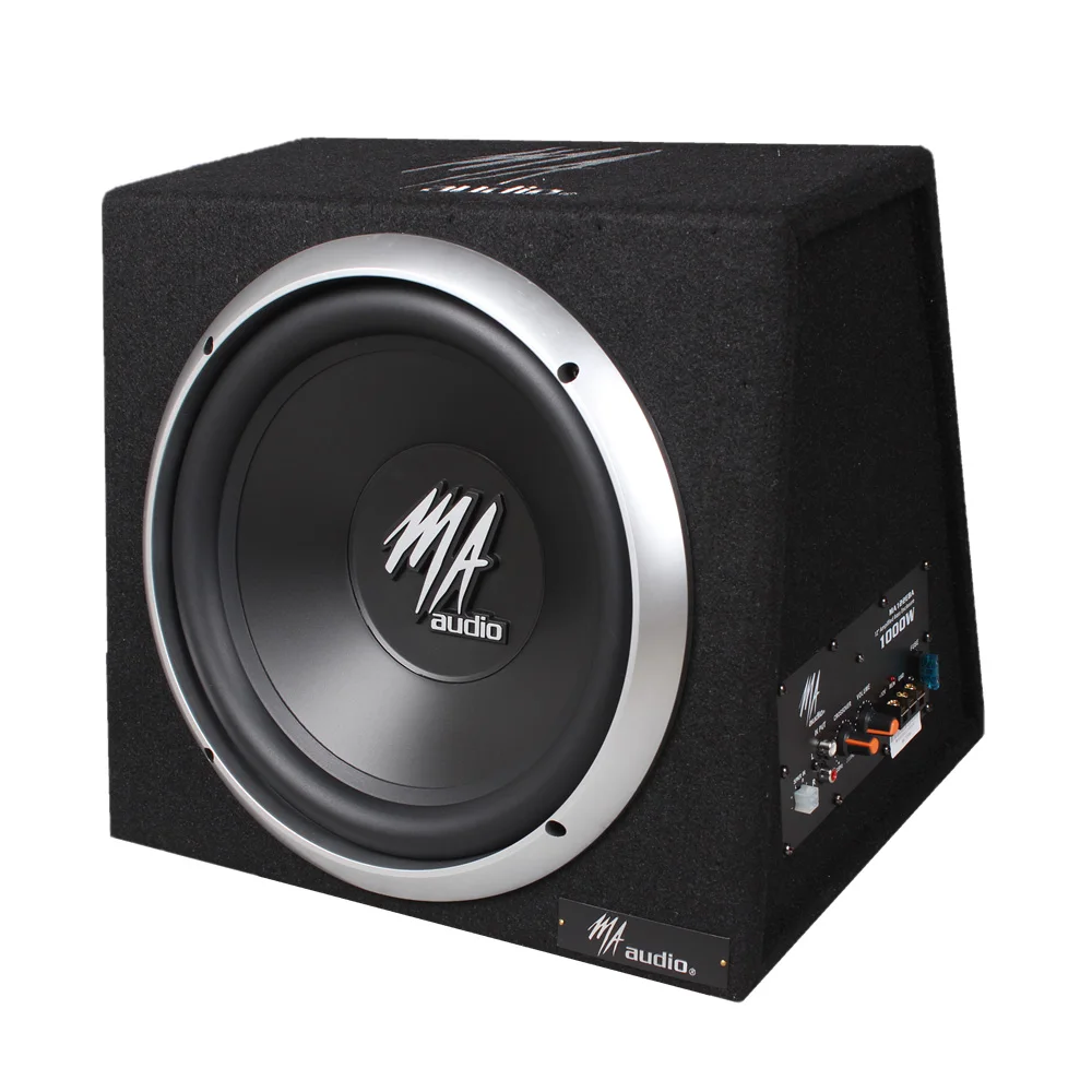 MA AUDIO 12 inch subs with box and amp car Subwoofer ,subwoofer car