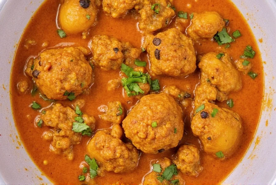 Pot of curry with Aleppo pepper sprinkled on top