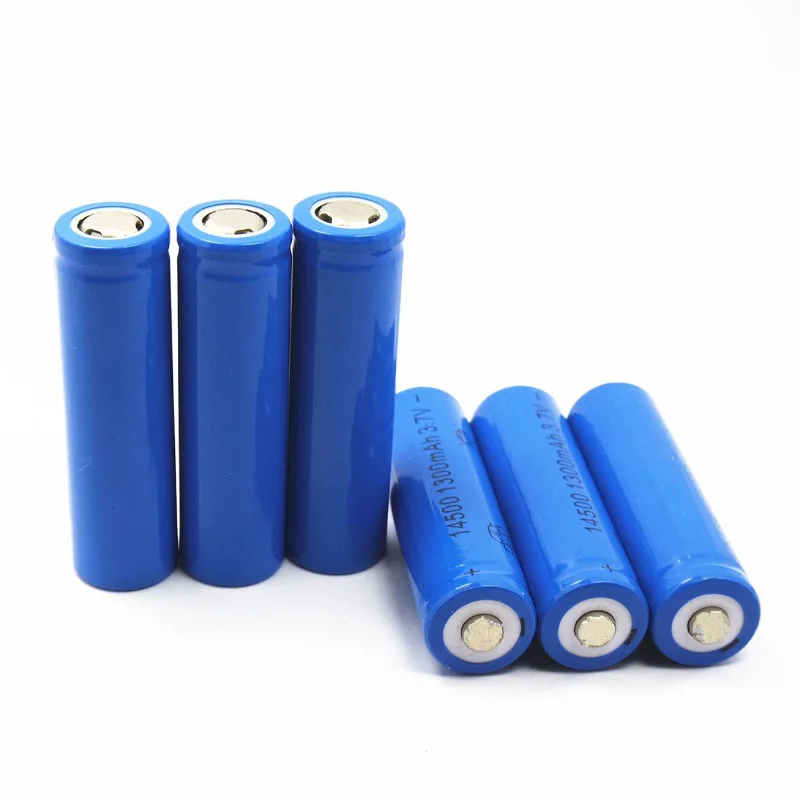 3.7v Rechargeable Lithium Battery 500mah 600mah Icr 14500 Li Ion ...