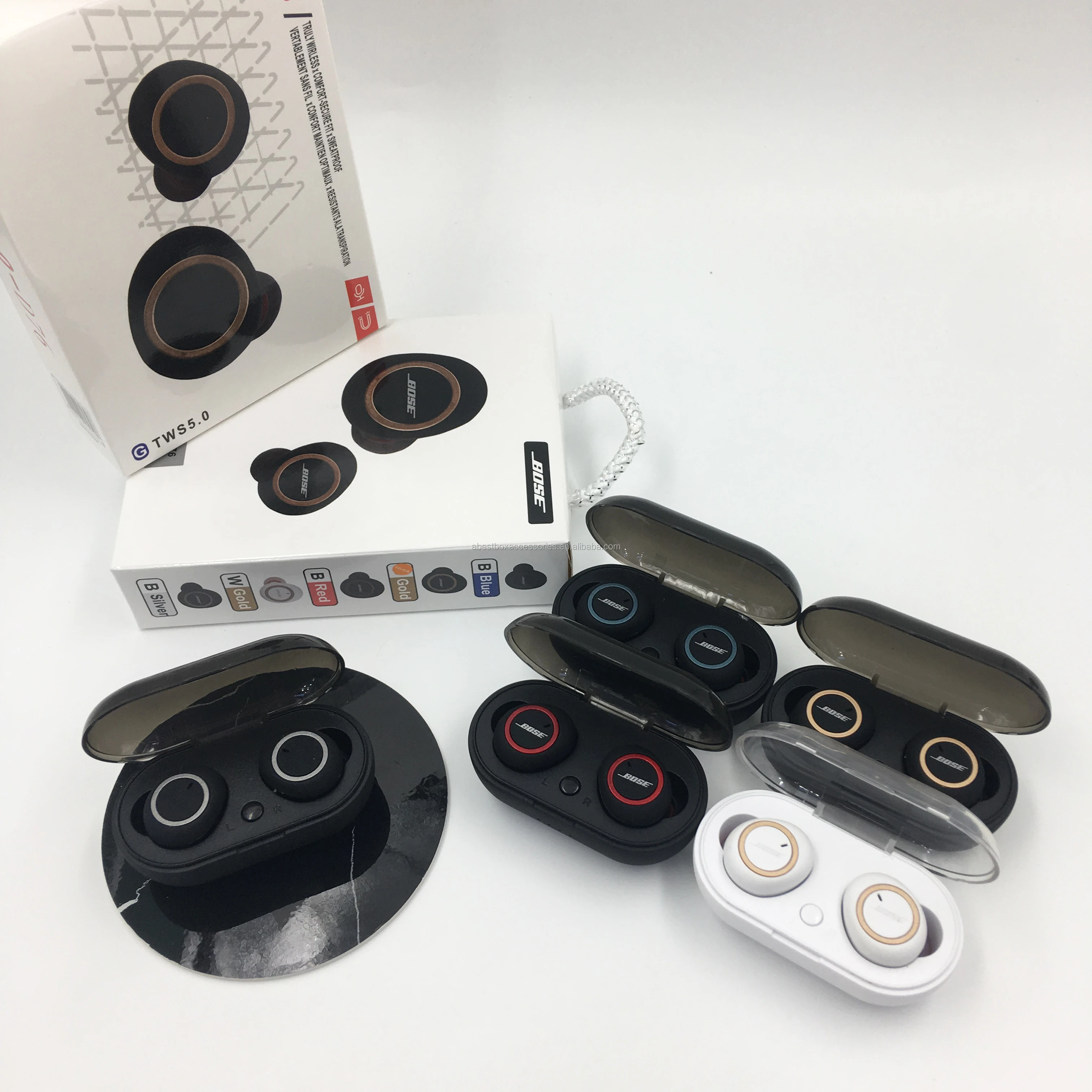 D76 TWS Bluetooth Earbuds Wireless Earphone Smart Touch Control Wireless Headset - ANKUX.COM
