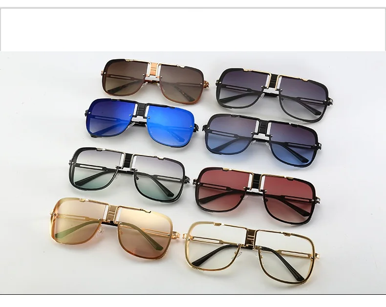 

2020 Hot Sale Customized Men's Sunglasses Street Style Modern Retro Toad Sunglasses