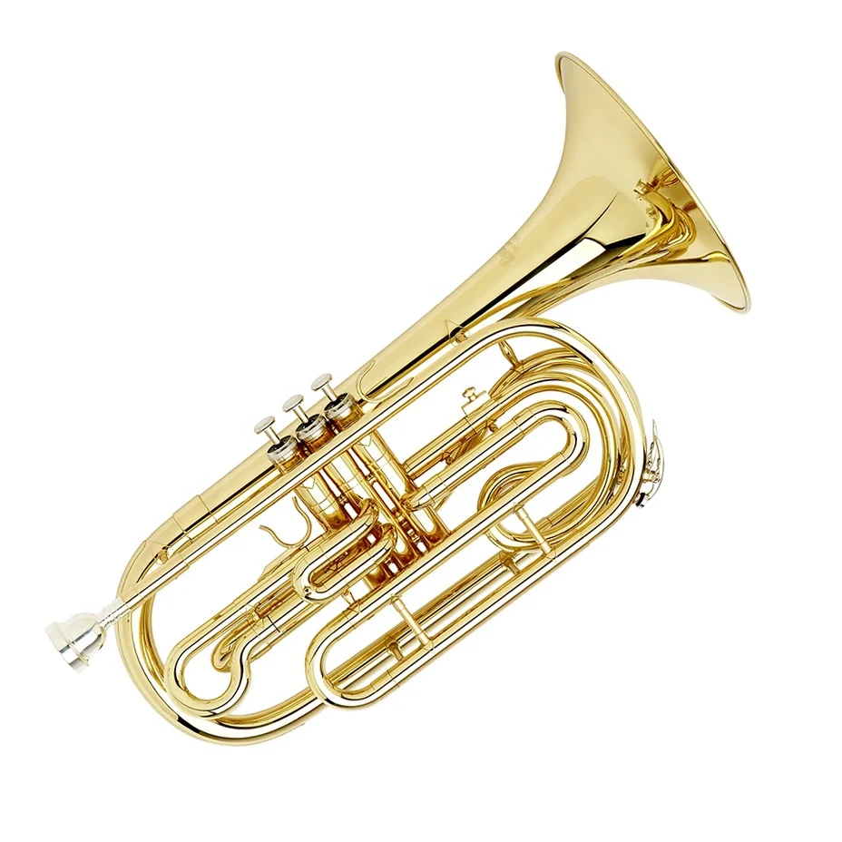 

Seasound Factory Oem OEM Cheap Bb Gold Marching Trombone