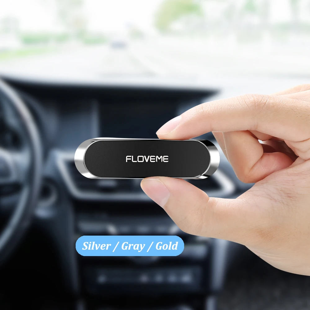 

Free Shipping 1 Sample OK FLOVEME Mini Car Mount Dashboard Magnetic Car Mobile Phone Holder for iPhone Car Phone Stand