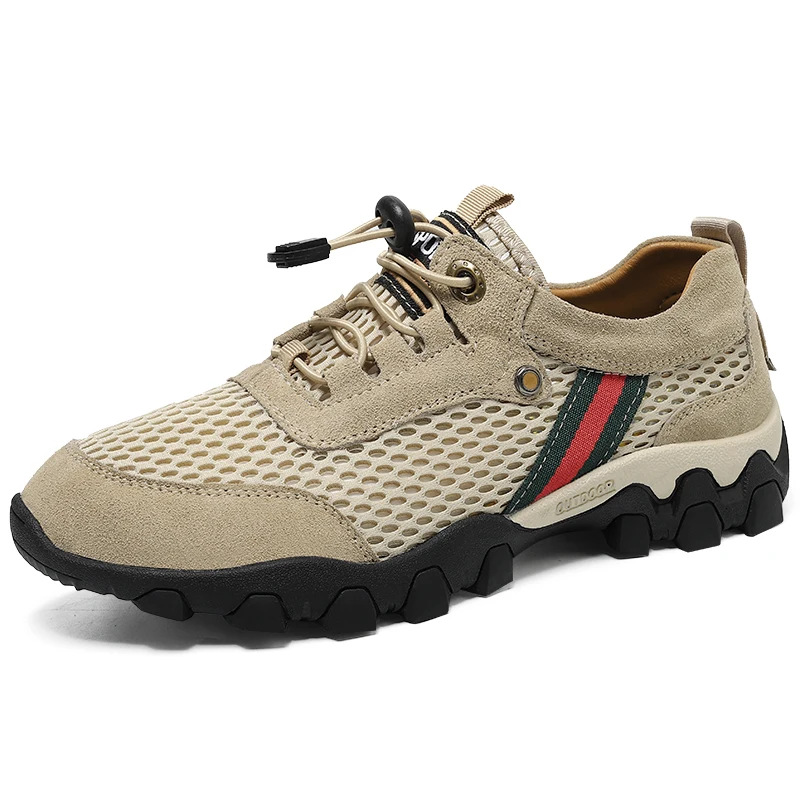 

2022 new fashion mesh upper breathable casual running men sport shoes, Picture