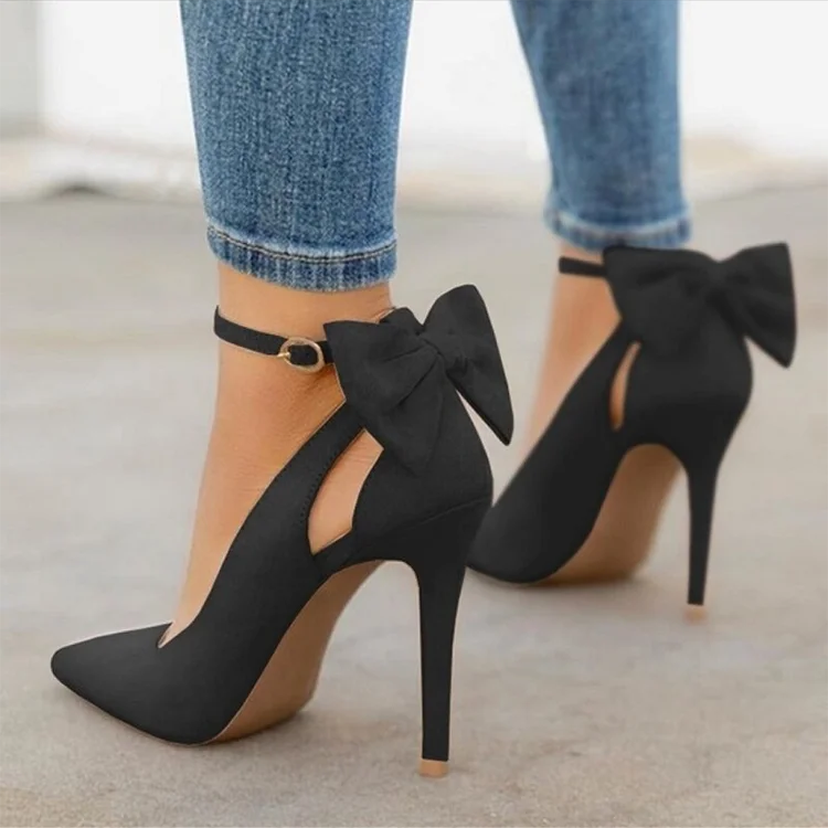 

2021 2020 designers woman shoes lint buckle belt new arrivals heels pump size 43 women high heel shoes, Black