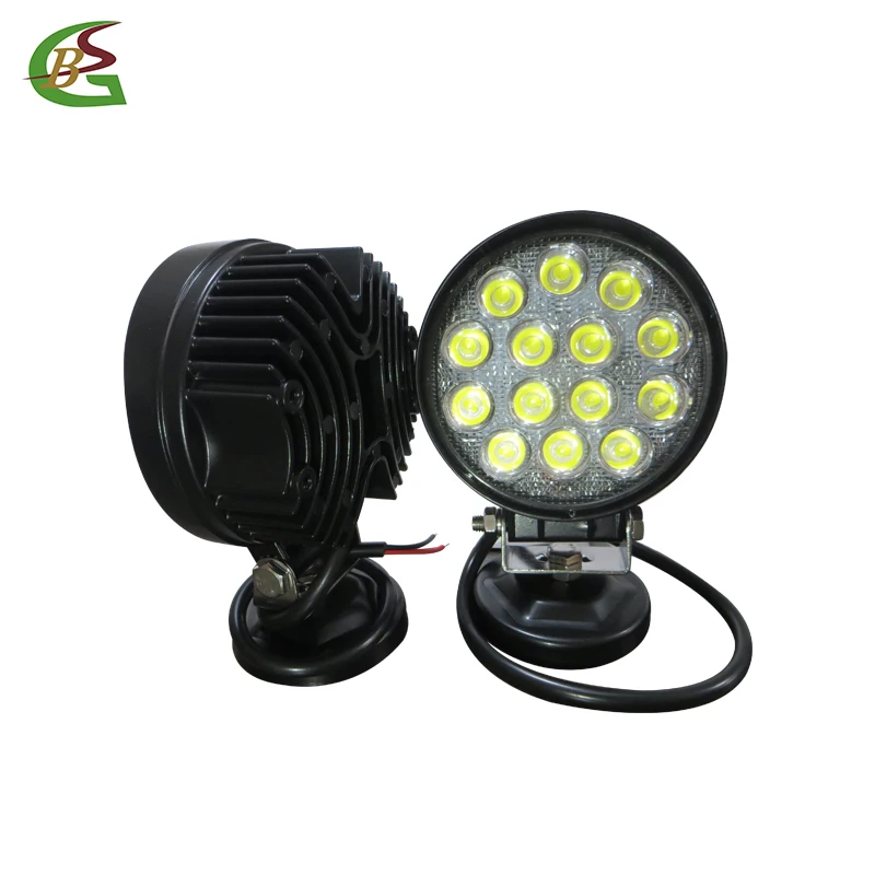 Factory directly 42W led light work light 6000k Offroad for 4x4 Round  Truck SUV led work lamp