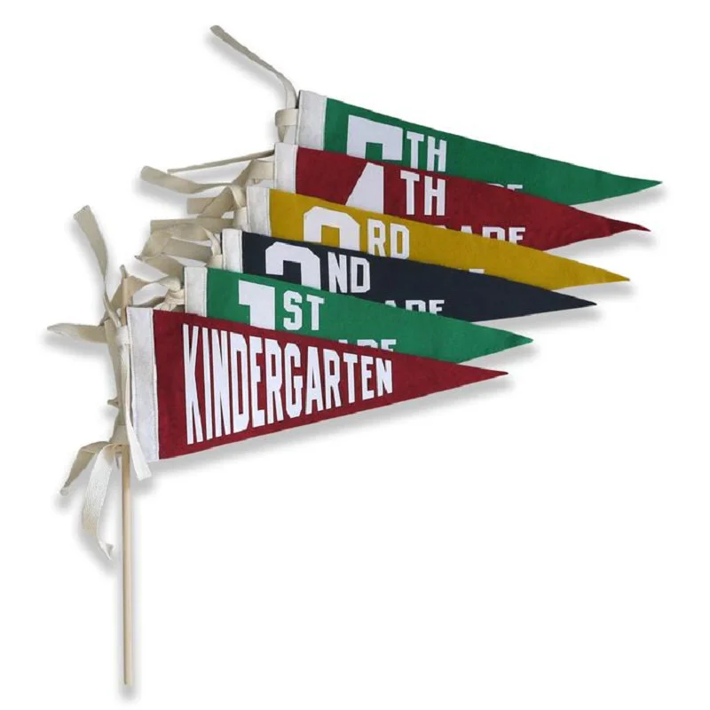 oem logo for you christmas felt pennant