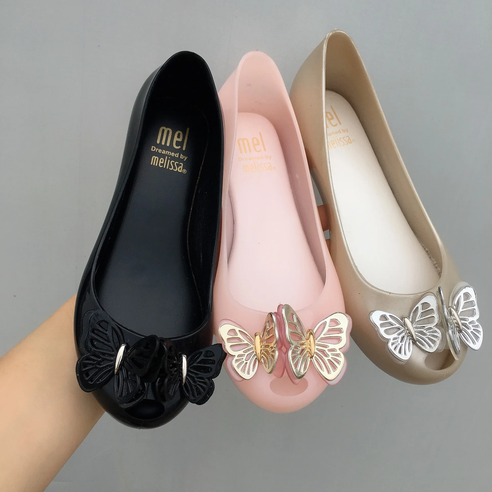 

2021 new hot Children's Sandal fashion Princess bow big size jelly shoes for Girl