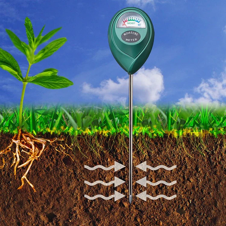 

YZ Factory Wholesale Price 1 in 1 Garden tool soil sensor Flower pots & Planters Garden set moisture meter, Black/green or customized