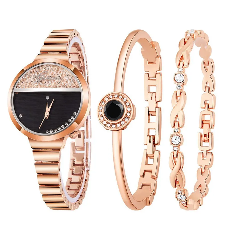 

2020 Ginave Brand Rose Gold Lady Wristwatch Retro Luxury Simple Women Bracelet Watches Casual Stylish Female Gift Clock