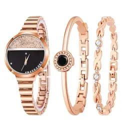 2020 Ginave Brand Rose Gold Lady Wristwatch Retro 