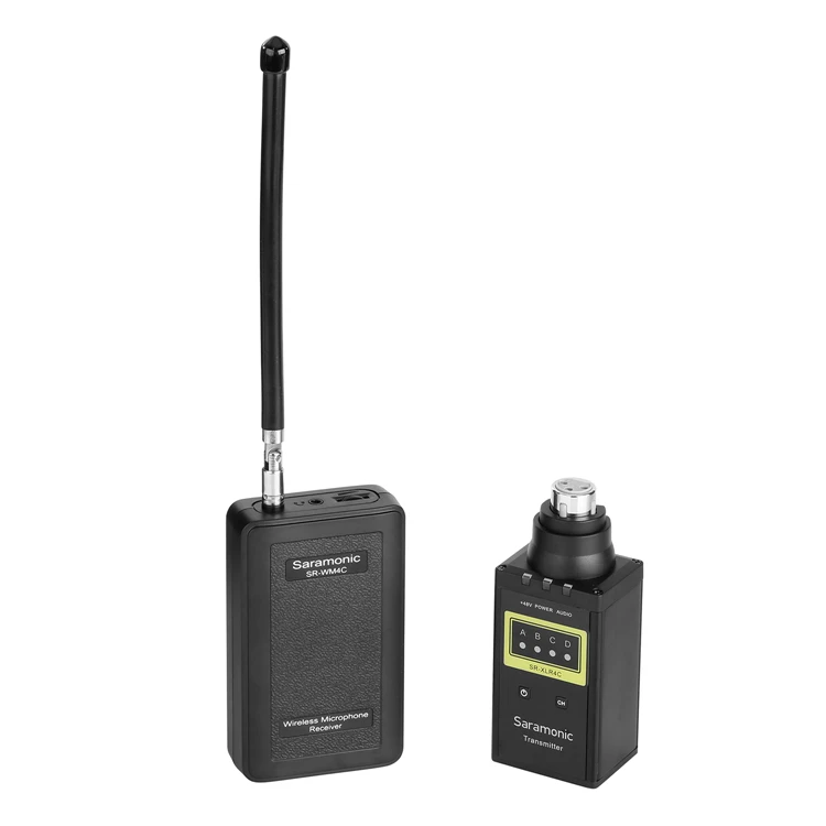 

Saramonic SR-WM4CB Wireless Microphone System with XLR Plug-in Transmitter for Canon Nikon DSLR Camera Camcorder Youtube Video