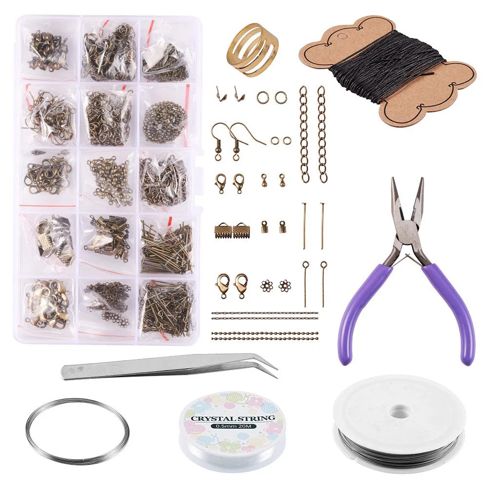 

Pandahall Antique Bronze Metal DIY Jewelry Earring Set Kits