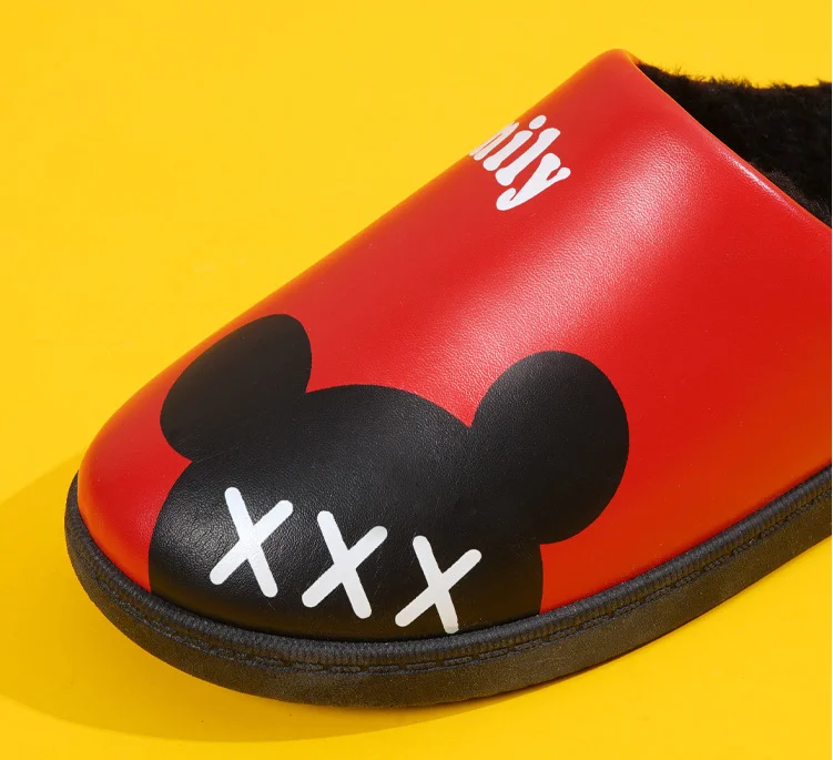 

Hot sale Waterproof Winter Models Home Indoor Non-slip cartoon mouse Women's Slippers, Colorful