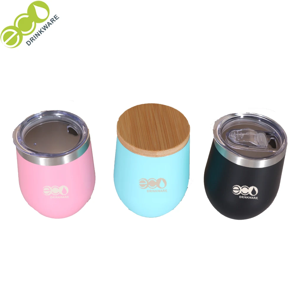 

Personalized GV050 Stocked No minimum 12oz 18/8 304 stainless steel wine cup vacuum flask thermos bottle