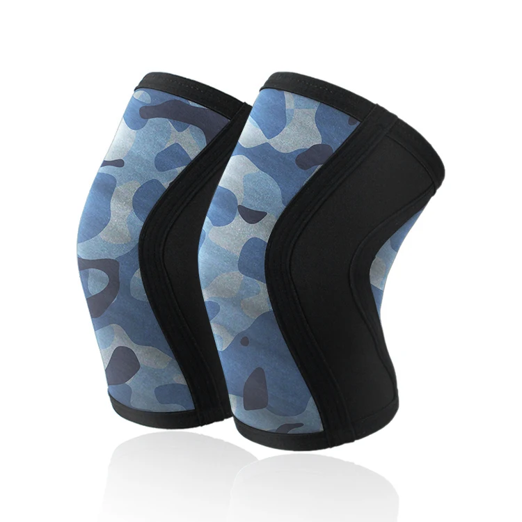 

7mm Neoprene Compression Knee Braces sleeve Great Support for Cross Training Weightlifting Powerlifting Squats Basketball, Multicolor,camo