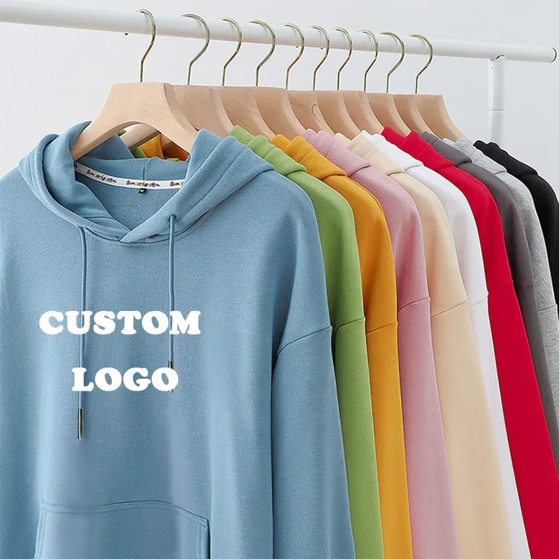 

Custom Puff Print Logo Label Jumper 320gsm Terry Heavy Cotton Thick Winter Hoodies&Sweatshirts Unisex Oversized Men's Hoodies