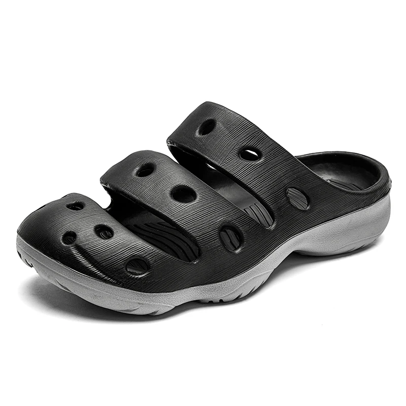 

Big size 48 High Quality Men Flat Sandals Beach Water Shoes Men Garden Shoes baya Clogs EVA Summer, Color acceptable