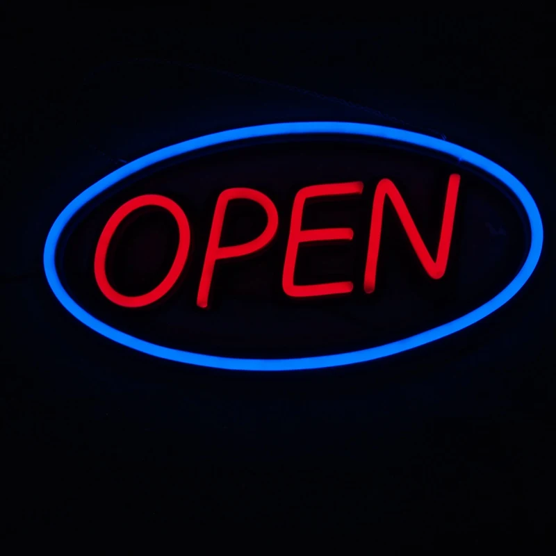 Hot Sale Letters Words Led Neon Sign OEM Unbreakable Led Neon Flex  Letter Open Sign For Bar