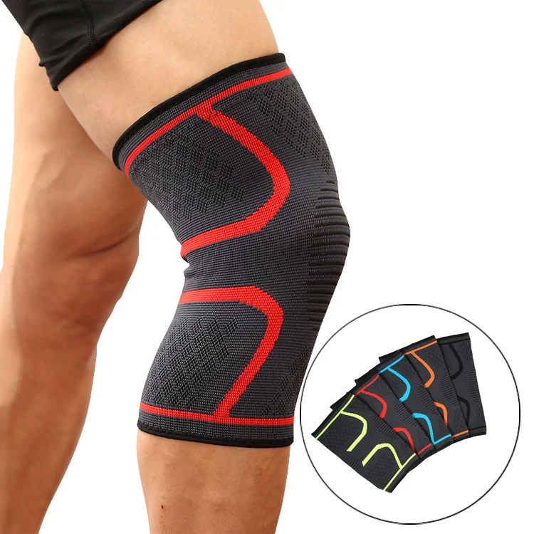 

Customized Running Knee Brace Support Elastic Sleeve Running Knee Brace Stabilizers, Black,red,yellow,pink,orange