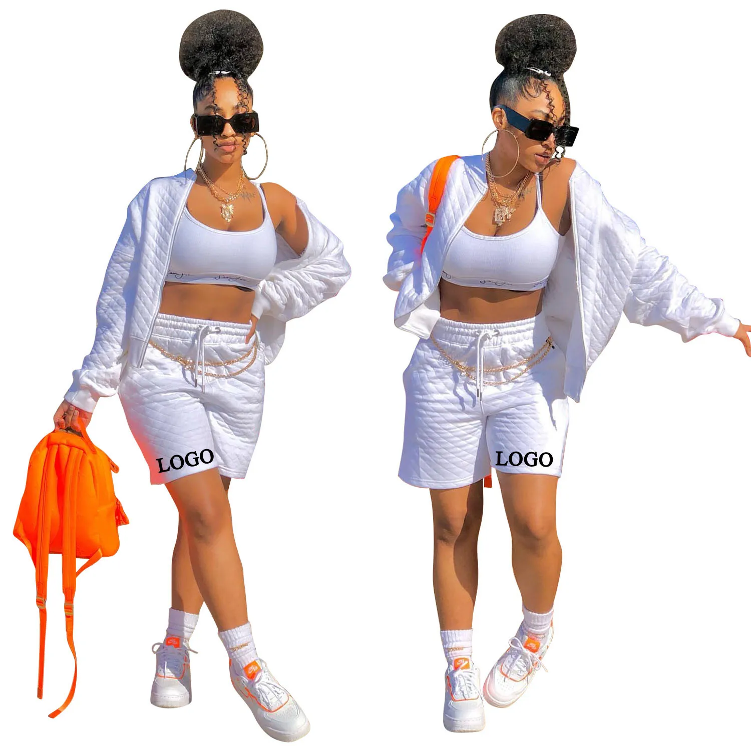 

fall winter joggers two piece short sets women 2021 two piece matching shorts set clothing