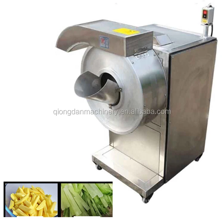 Manual Industrial Electric Cassava Crisp Carrot Slicer Fries Cutting Sweet  Potato Chips French Fry Cutter Machine For Sale