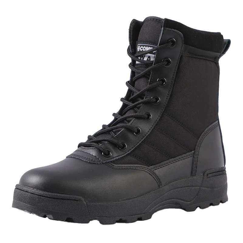 

Lightweight Tactical Boots Army Four Seasons Police SWAT Men's Shoes Outdoor Combat Military Activity Boots, Picture