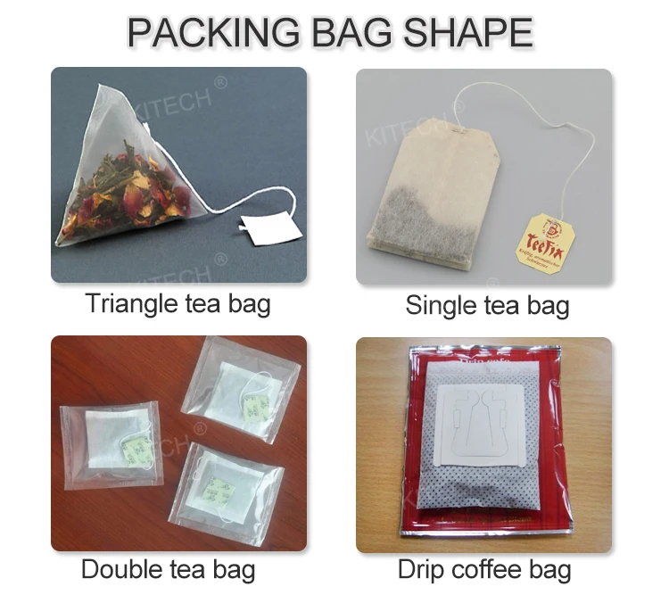 Factory Customize Automatic Inner And Outer Filter Paper Tea Bag Khaini