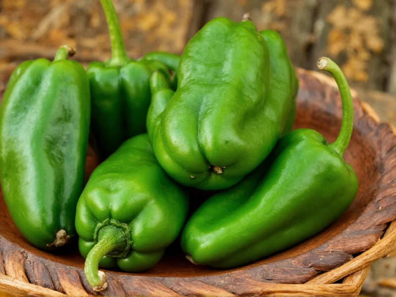 Poblano Scoville Scale: 1,000-2,000 SHU Mild Heat Level