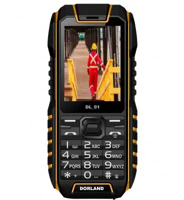 

DL_01 ip68 with Dual Sim Card Email Gps Navigation 3g industrial mobile phone, Balck