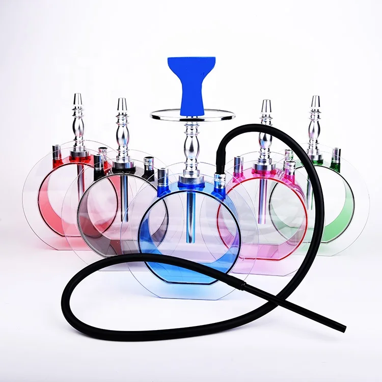 

Portable new hookah acrylic shisha hookah set factory wholesale supply, Various color