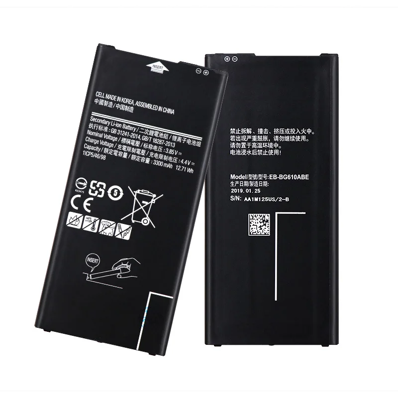 

For Samsung Galaxy J7 Prime G610F On7 2016 J6 plus J4+ Plus J7 Max Battery 3300mAh EB-BG610ABE Replacement Battery