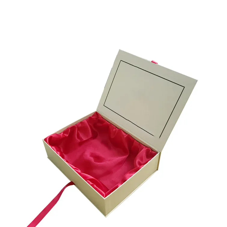 Handmade Logo book shaped watch gift box with PU leather for Daniel Wellington DW Couple's Watch Storage Red Ribbon Gift Box